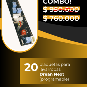 Combo plaquetas para Drean Next
